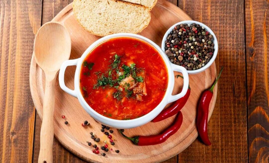 ¿Cómo hacer sopa de pimientos? ¿Cómo hacer sopa de pimiento rojo? receta de sopa de pimiento verde