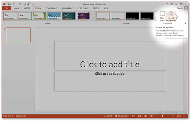 Office 2013 Template Create Make Custom Design POTX Custom Slide Slides Tutorial Cómo diseñar Formato Opción de fondo