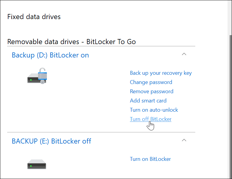 usar BitLocker para ir en Windows 11