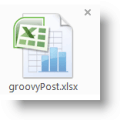 Office Web Apps - Skydrive Excel Icon