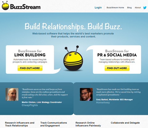 sitio web de buzzstream