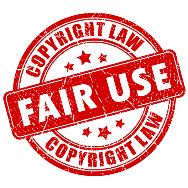 La doctrina del uso justo permite cierto uso de imágenes y contenido siempre que ese uso no impida los derechos del autor.