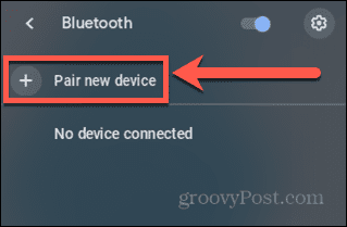 Chromebook agregar nuevo dispositivo