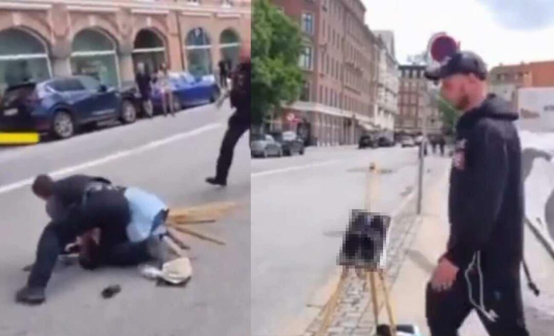 ¡Violencia policial contra las mujeres que no quieren permitir la quema del Corán en Dinamarca!