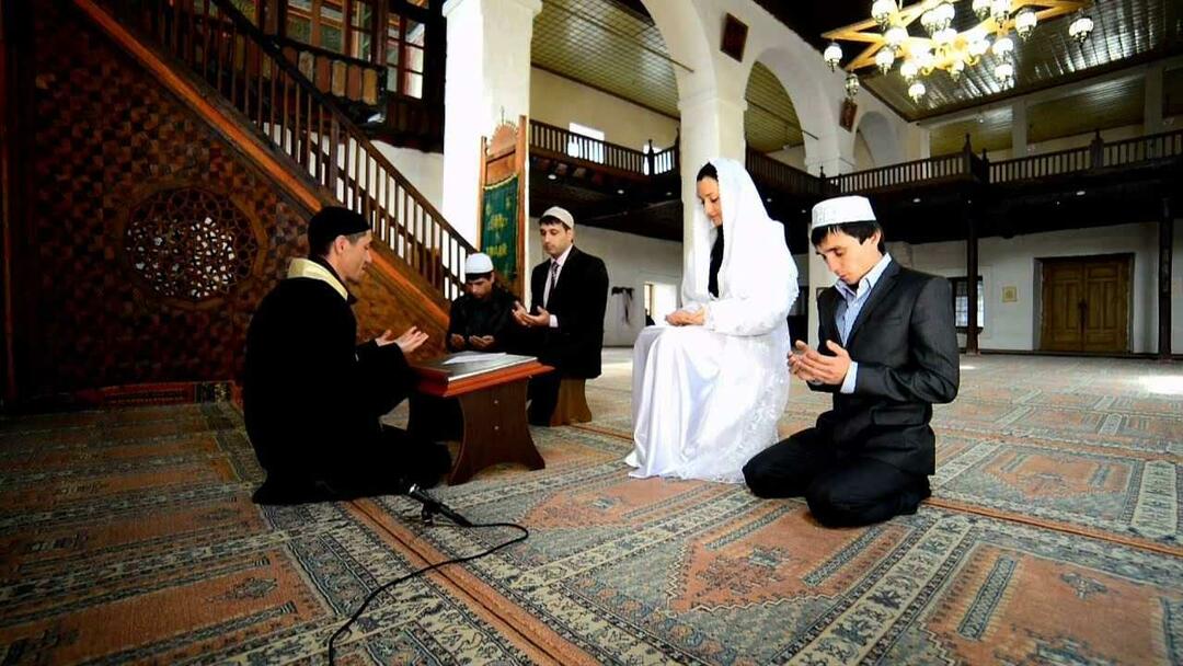 La pareja que se casó con el imán