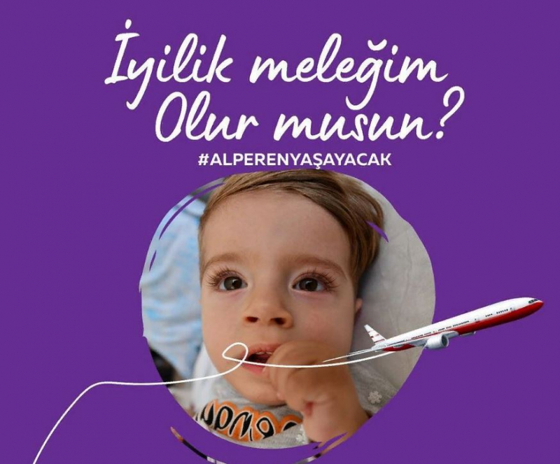 ¡El paciente con AME Alperen Karakoç está esperando su ayuda! ¡Respira por Alperen!