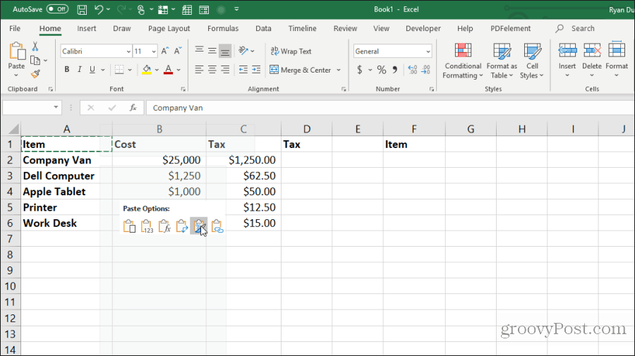 copiar formato en excel