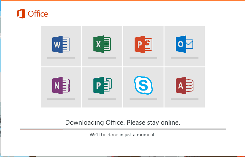 Cómo Office 365 Business Subs puede instalar la actualización 2016