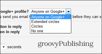 Gmail inhabilita la configuración de correo electrónico de Google nadie