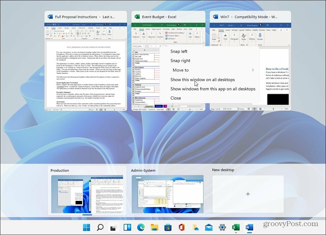 Escritorios virtuales Windows 11