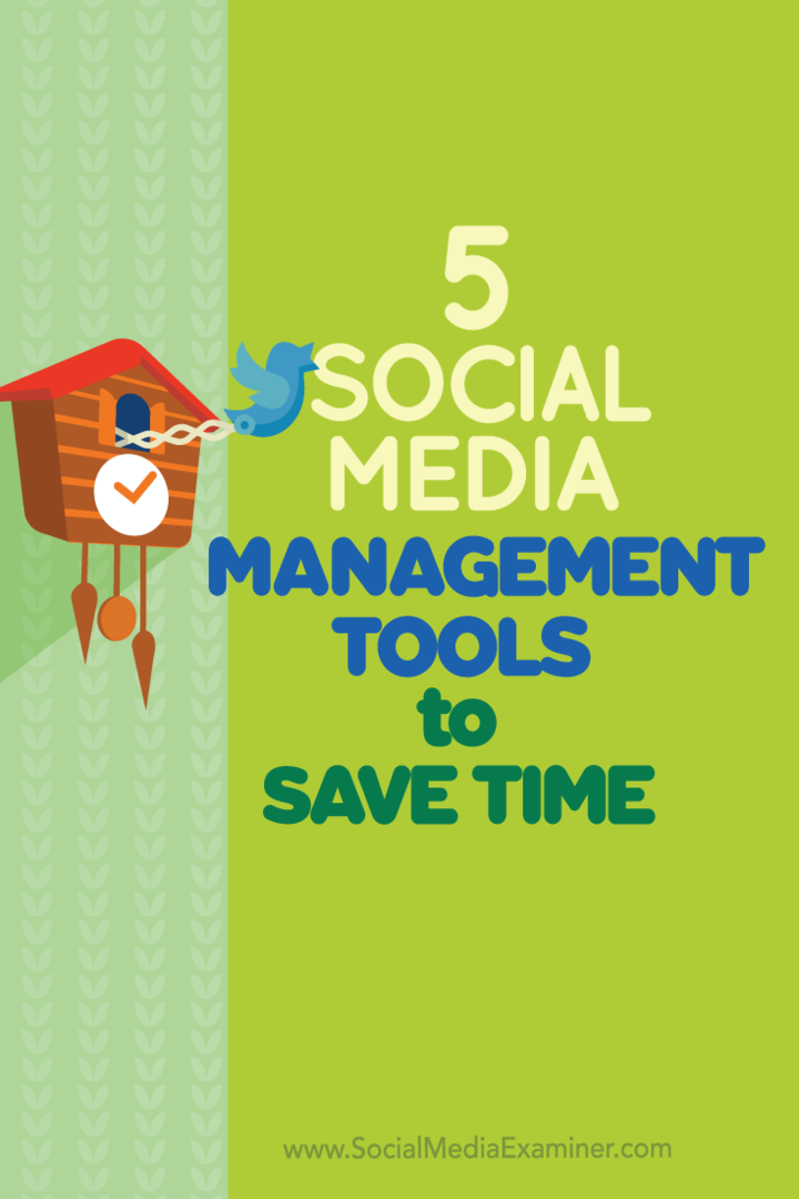 herramientas de gestión de redes sociales para ahorrar tiempo