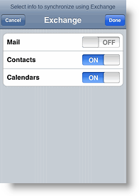 Apple iPhone y iPod Touch deshabilitan la sincronización de correo con ActiveSync Exchange