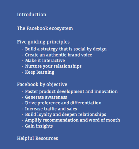 guía de marketing de facebook
