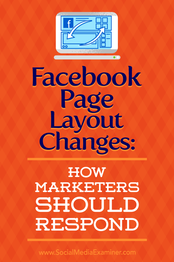 Cambios en el diseño de la página de Facebook: cómo deben responder los especialistas en marketing: examinador de redes sociales