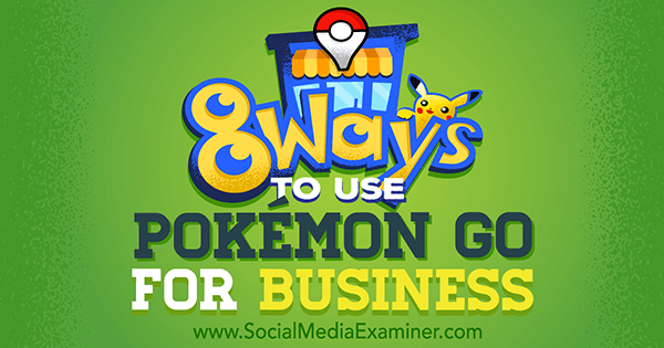 usar pokemon go para negocios