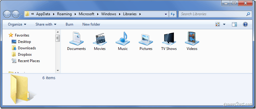 Cómo cambiar el icono de una biblioteca de Windows 7