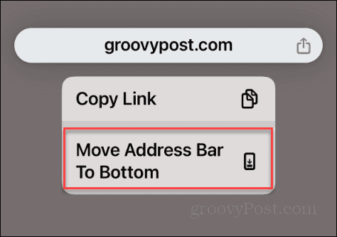 Mover la barra de direcciones de Chrome hacia abajo
