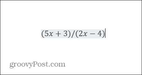 fracción algebraica de powerpoint