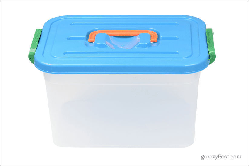 caja de almacenamiento de plástico