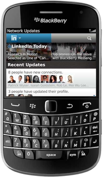 aplicación blackberry