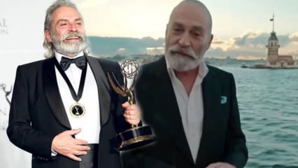 ¡Haluk Bilginer anunció el premio Emmy frente a la Torre de la Doncella!