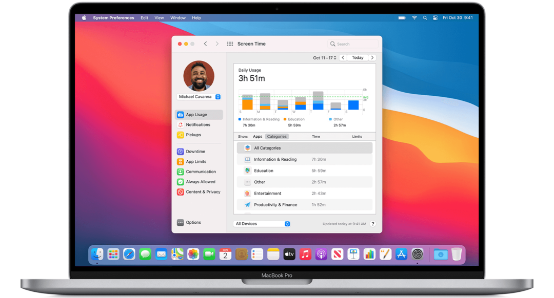 Desactivar el tiempo de pantalla en Mac