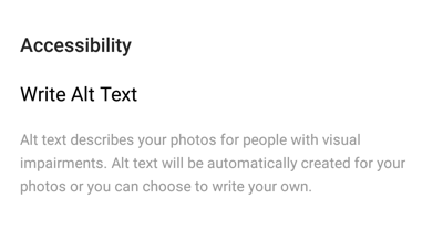 Cómo agregar texto alternativo a las publicaciones de Instagram, descripción del texto alternativo y para qué sirve