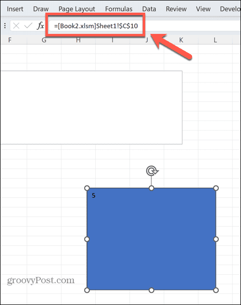 Excel forma enlace externo