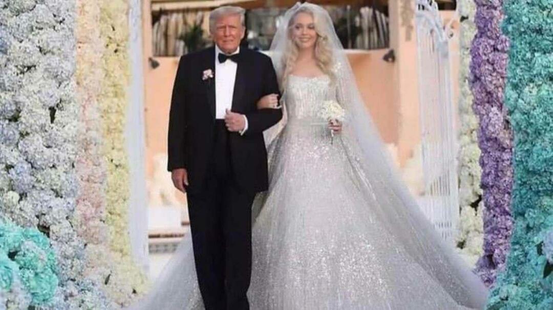El vestido de novia de Tiffany Trump marcó la boda