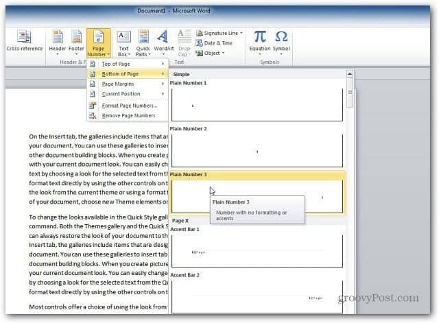 Cómo agregar números de página a documentos de Microsoft Word
