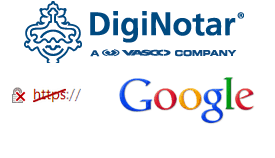 Certificado de capa de conexión segura DigiNotar fraudulento de Google