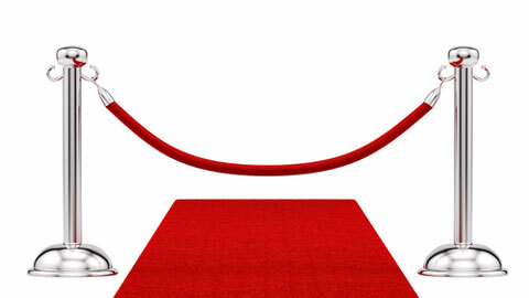 shutterstock 103168676 imagen de alfombra roja y cuerda de terciopelo