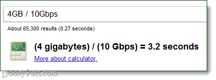 calcular la velocidad del rayo a través de google
