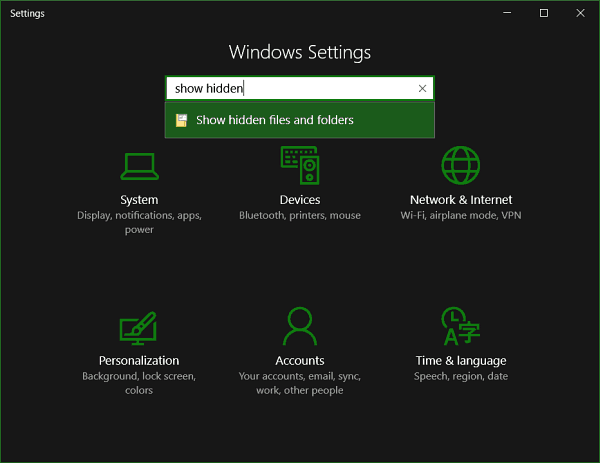 Cómo mostrar archivos y carpetas ocultos en Windows 10