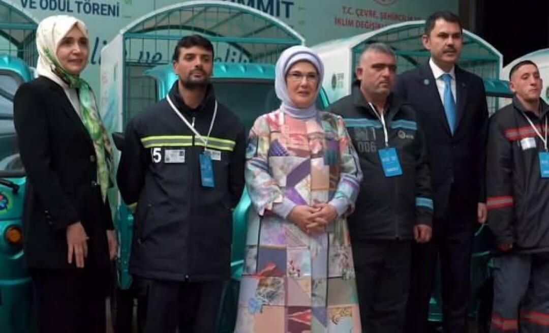 ¡Emine Erdoğan se dirigió a niños y jóvenes como parte del proyecto 'Zero Waste'!