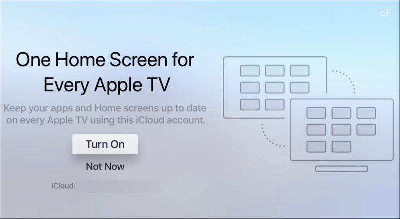 Una pantalla de inicio en cada Apple TV
