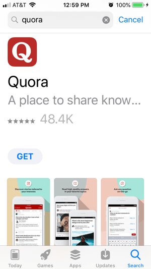 Accede a Quora en tu computadora de escritorio o móvil.