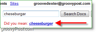 ¡nunca vuelva a escribir mal la hamburguesa con queso! Google Docs tiene sugerencias ortográficas 
