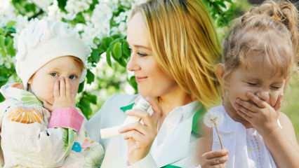¡Síntomas de alergia primaveral en bebés y niños! ¿Cómo protegerse de las alergias primaverales?