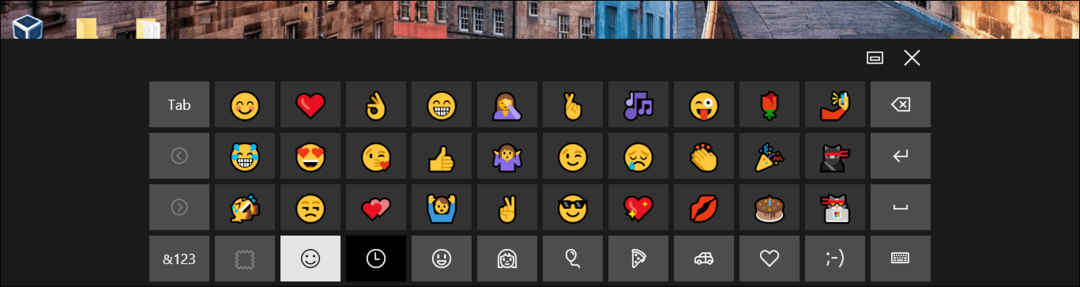 habilitar el teclado emoji windows 10