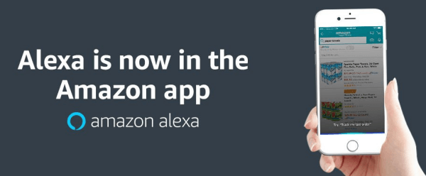El servicio de asistente inteligente de Amazon, Alexa, ahora está disponible en la principal aplicación de compras para iOS.