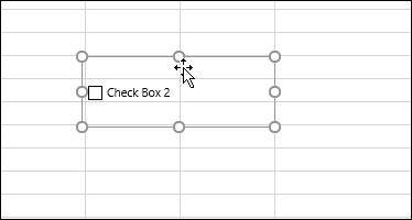 casilla de verificación ingresada hoja de cálculo de Excel