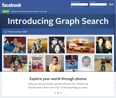 búsqueda de gráficos de facebook