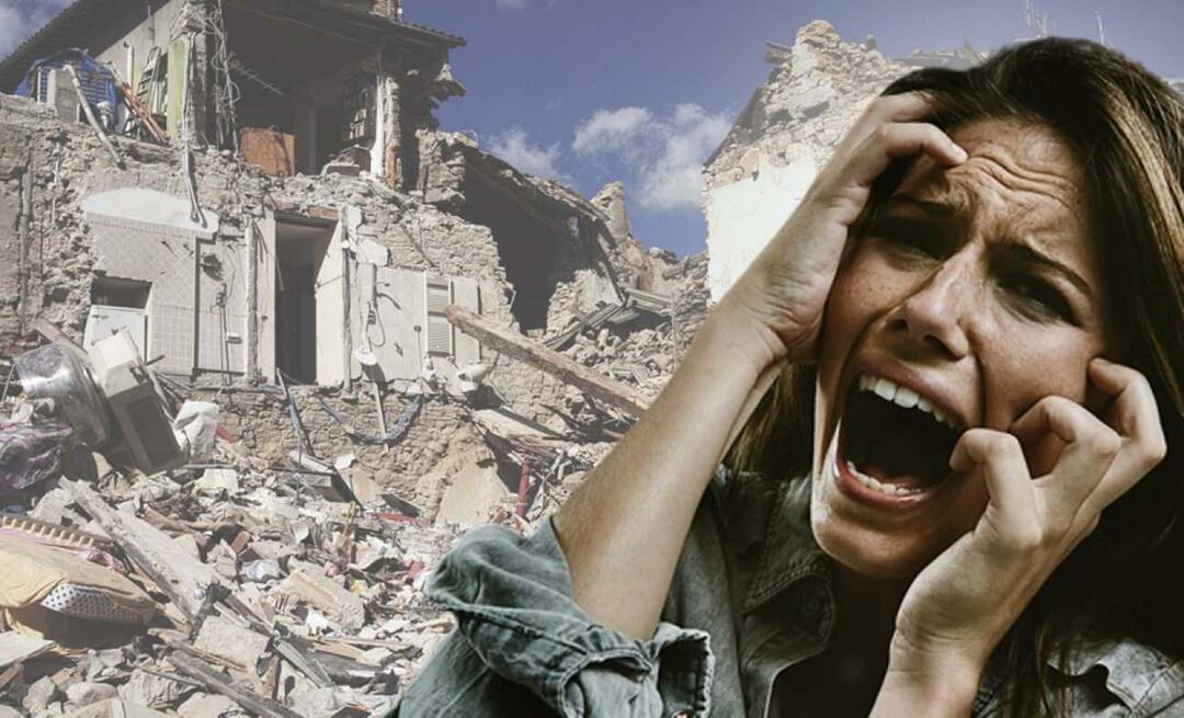 ¿Tienes miedo de un terremoto? ¿Es correcto que un musulmán tenga miedo?