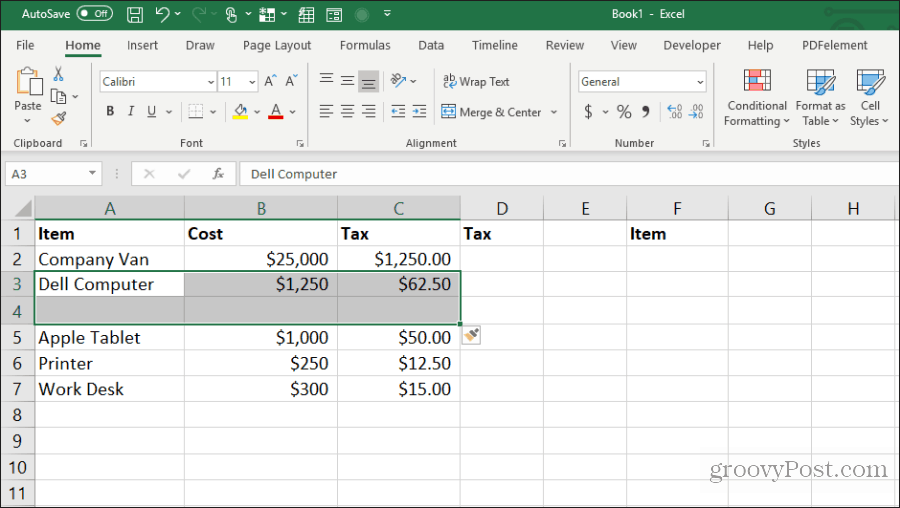 insertar celdas en blanco en excel