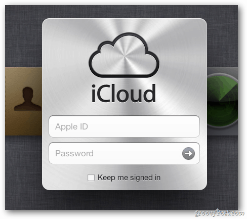 Iniciar sesión en iCloud