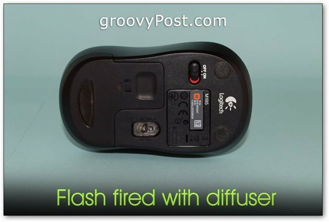 foto inferior del mouse lista de listado de ebay foto estudio disparo flash disparado con difusor luz difusa difusa