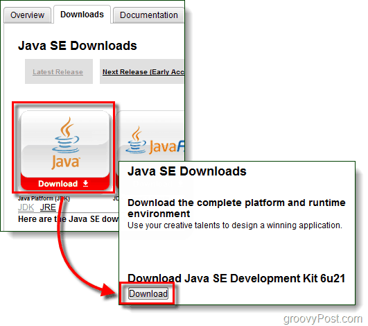descargue el SDK de Java Se Runtime Environment