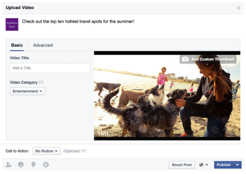 mejoras para subir videos de facebook