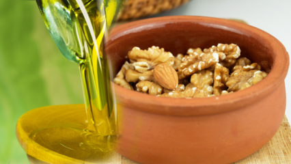 Beneficios de la mezcla de aceite de oliva, nueces y almendras